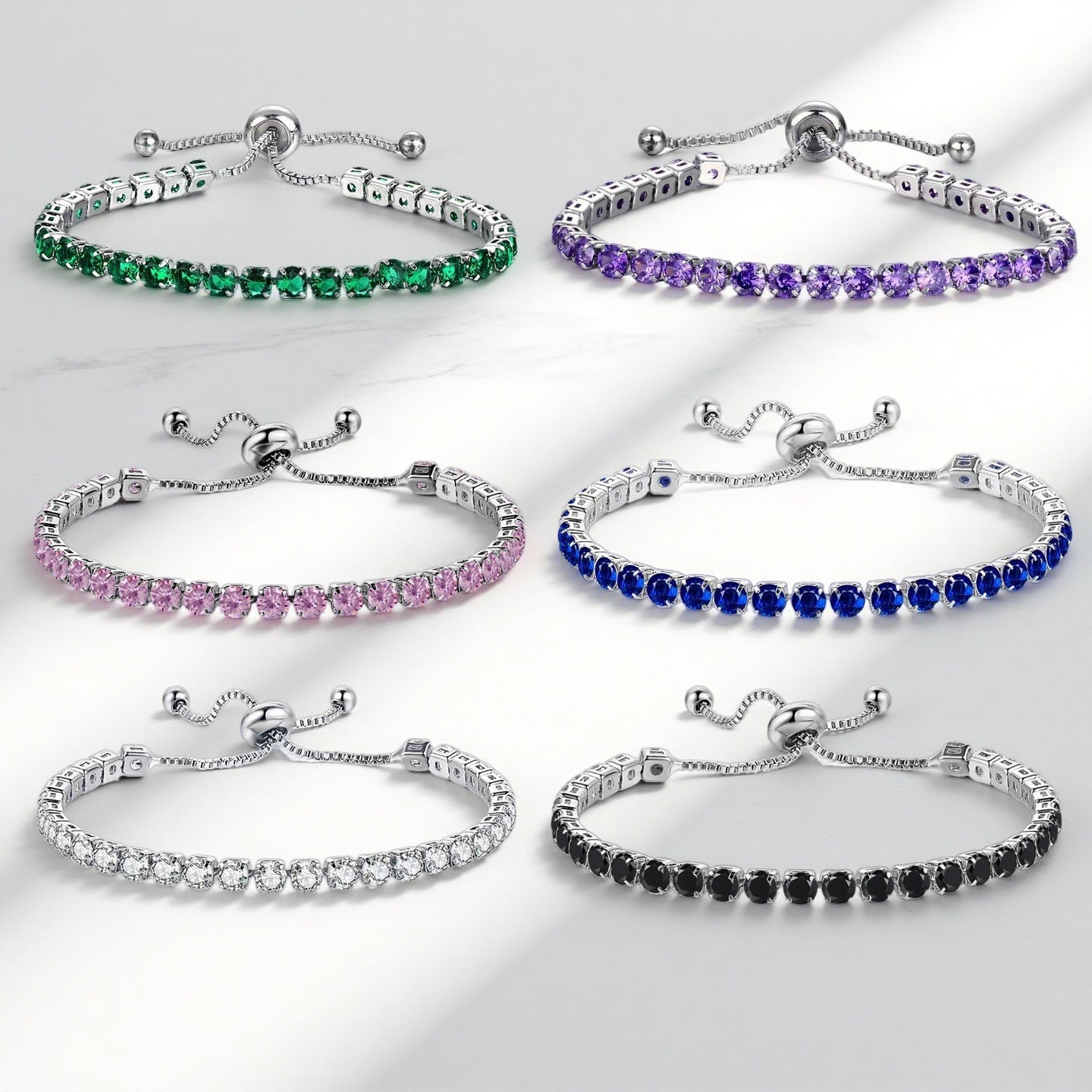 Women's Zircon Tennis Bracelet