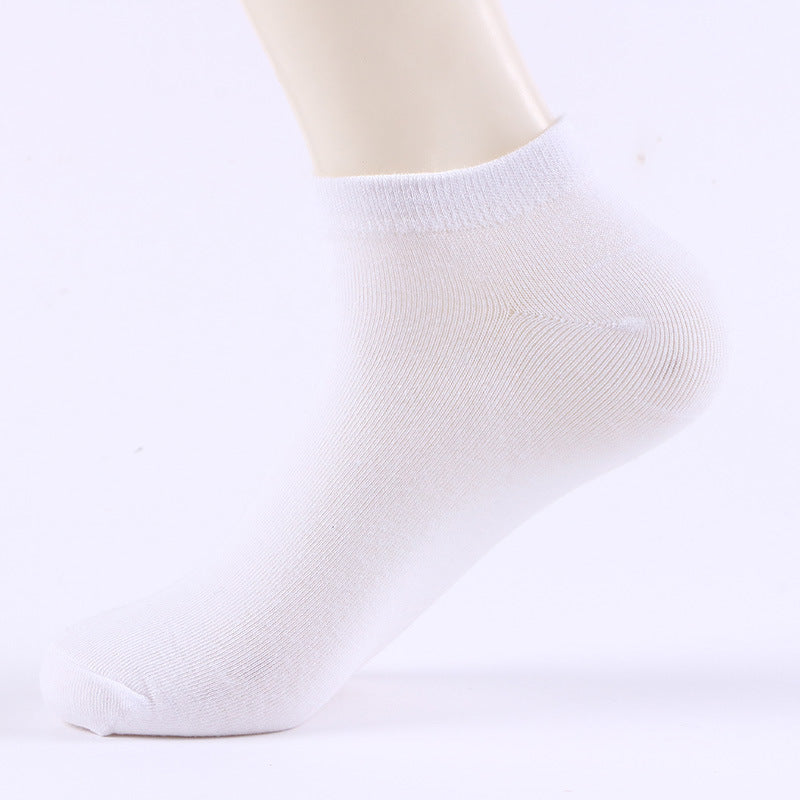 Men's Cotton Boat Socks