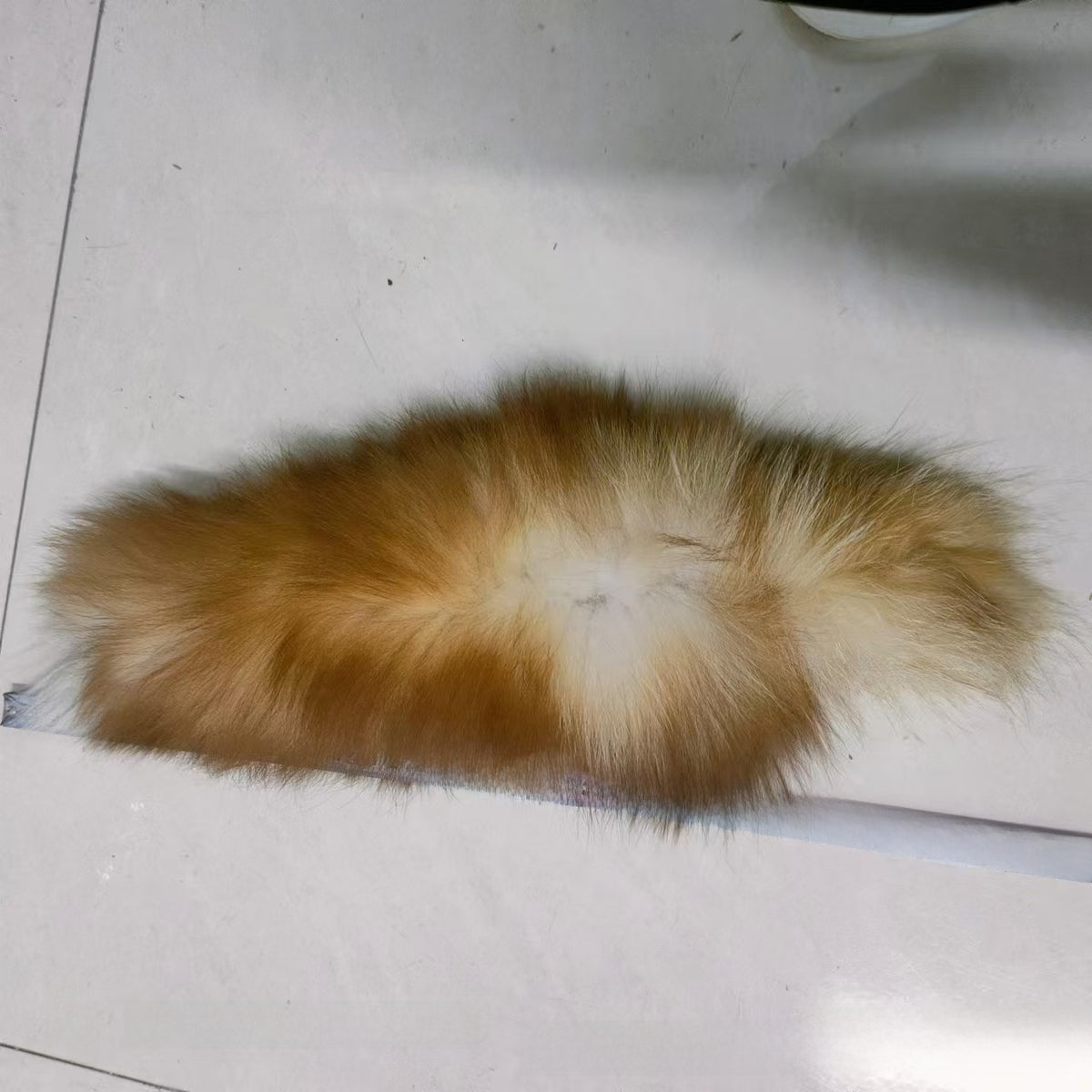 Plush Fox Tail Keychain Charm