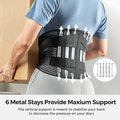 Dual Compression Lumbar Support Belt