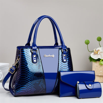 Women's Snake Print Handbag