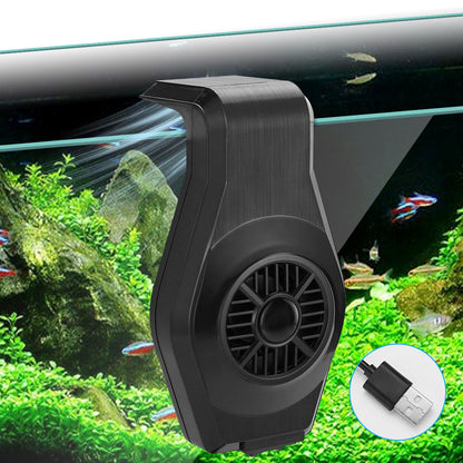 USB Aquarium Fan ? Adjustable Cooling Fan for Fish Tank, Quiet Portable Water Cooling Fan