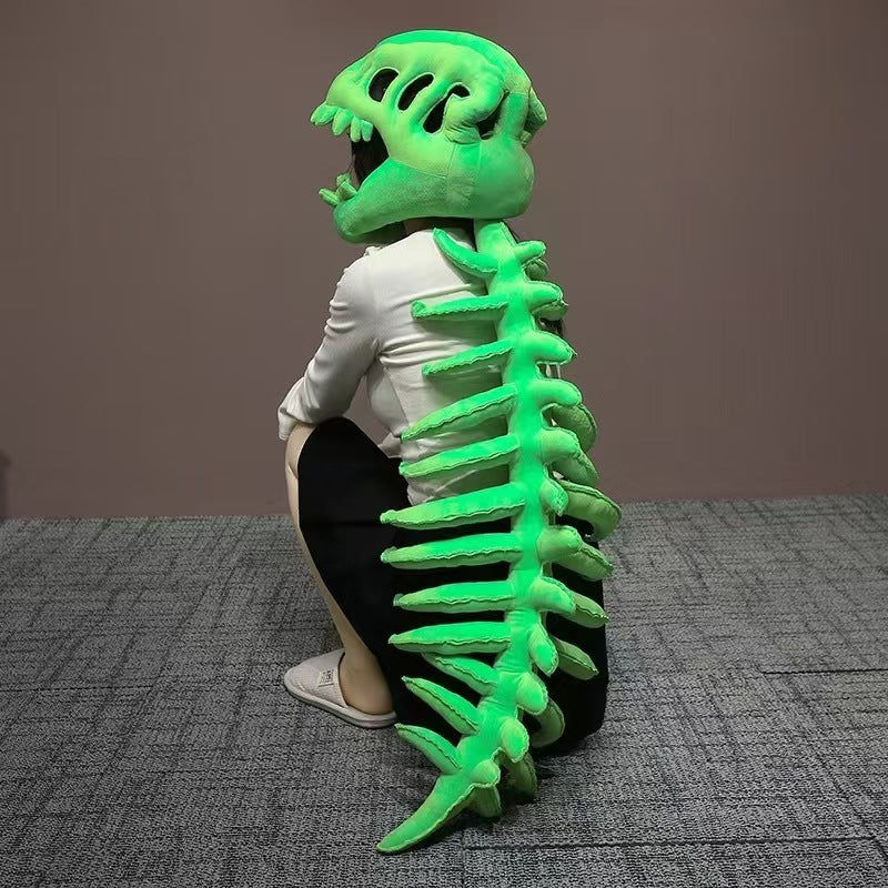 Dinosaur Skeleton Plush Headgear