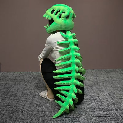 Dinosaur Skeleton Plush Headgear