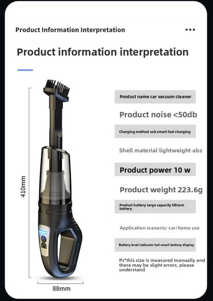 Handheld Cordless Car Vacuum Cleaner
