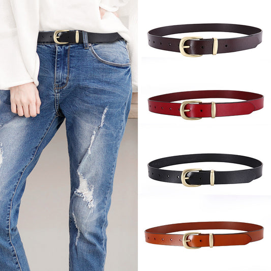 Women's Vintage Leather Belt