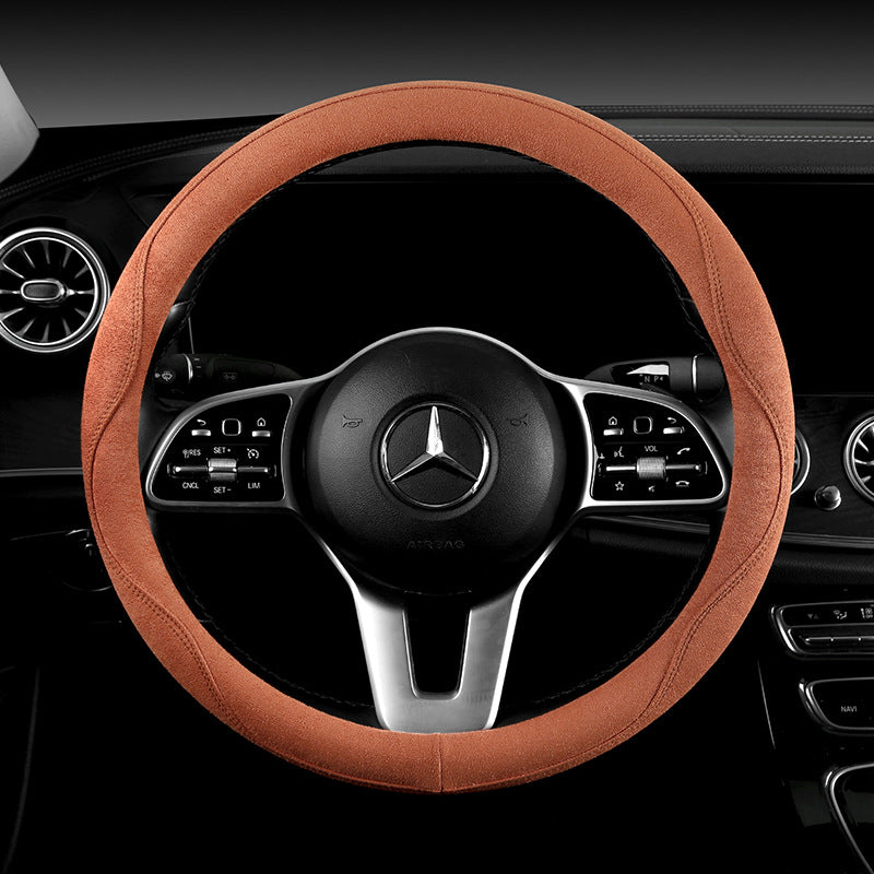 Breathable Leatherette Steering Wheel Cover