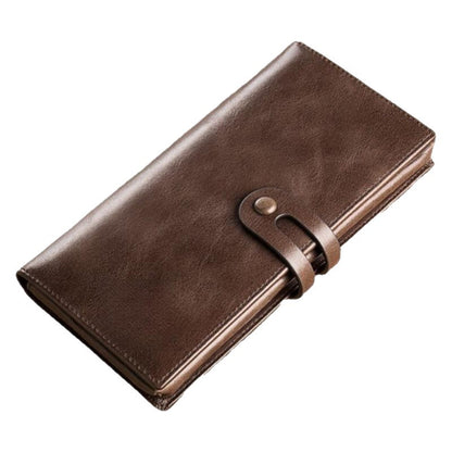 Men's Long Vintage Leather Wallet