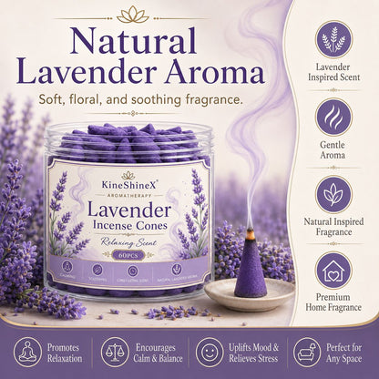 Lavender Musk Incense Cones