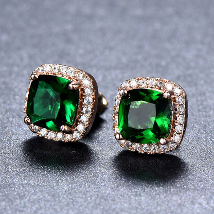 Luxury Zircon Stud Earrings