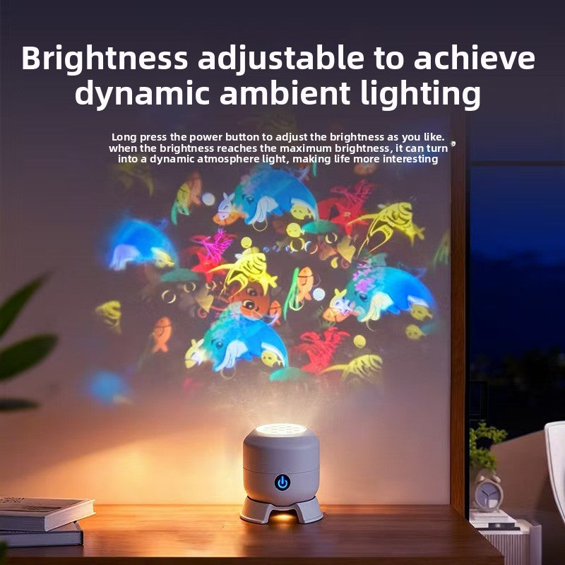 LED Rotating Projection Night Light