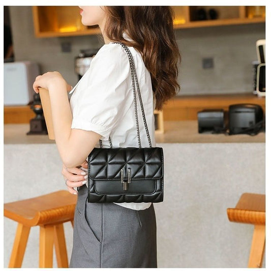 Women's Rhombus Chain Shoulder Bag