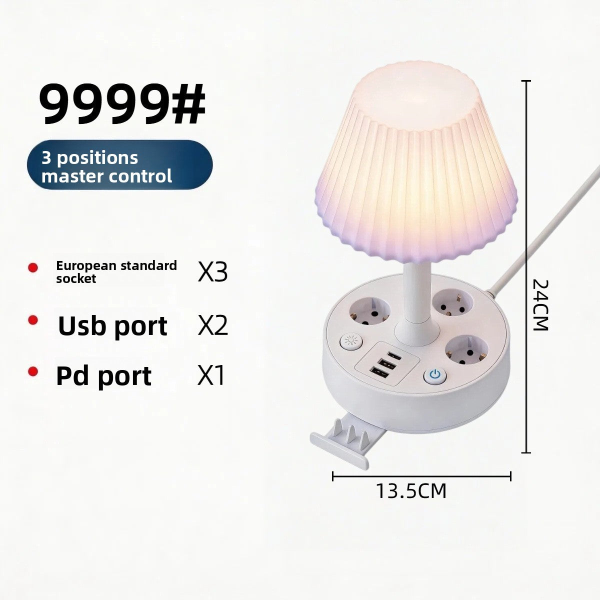 Multifunctional LED Desk Lamp