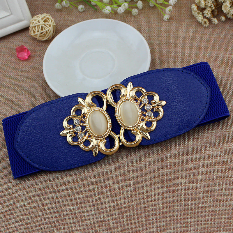 Women's Leaf Buckle Waist Belt