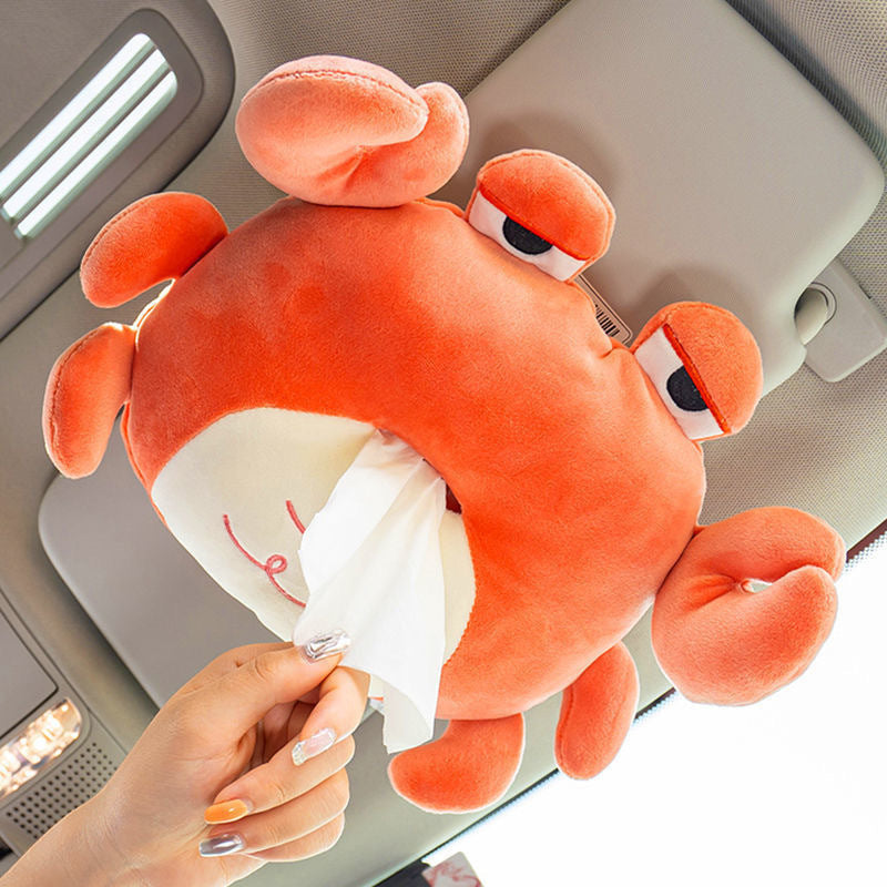 Plush Car Tissue Box