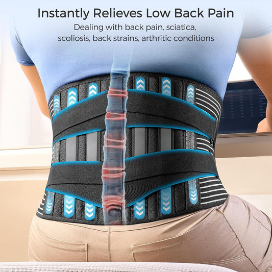 Dual Compression Lumbar Support Belt