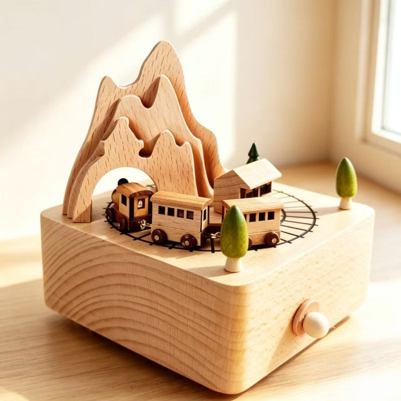 DIY Wooden Carousel Music Box