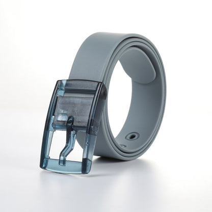 Unisex Colorful Silicone Belt