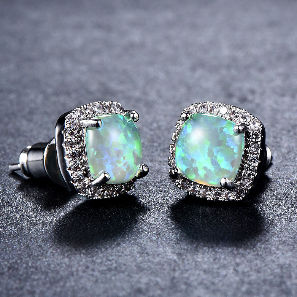 Luxury Zircon Stud Earrings