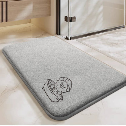 Absorbent Bathroom Floor Mat