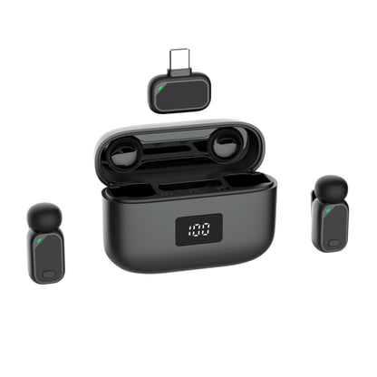 Wireless Dual Receiver Lavalier Microphone