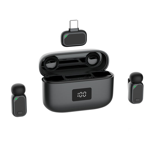 Wireless Dual Receiver Lavalier Microphone