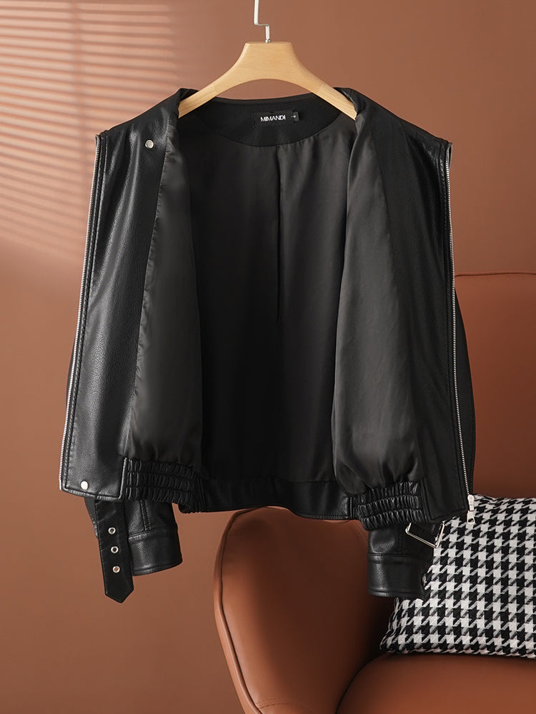 Women Leather Jacket