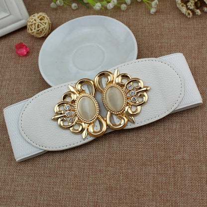 Women's Leaf Buckle Waist Belt