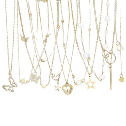 Golden Women Necklace Set