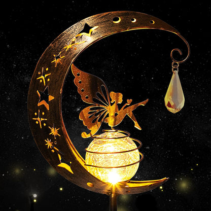 Solar Moon Fairy Garden Light