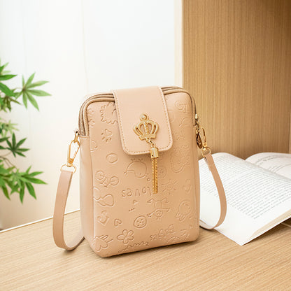 Women's Wavy Embossed Bag