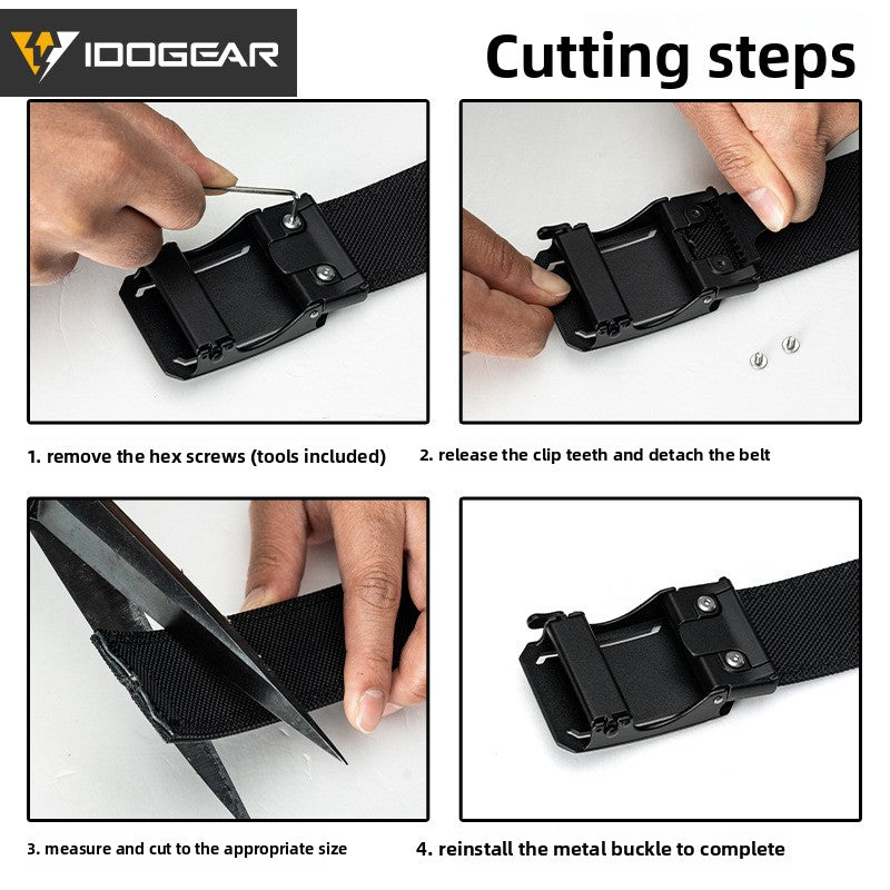 Tactical Nylon Ratchet Belt
