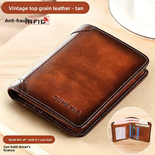 Men's Multifunctional Leather Wallet