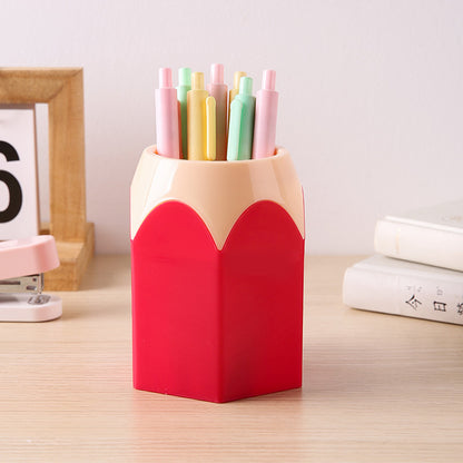 Round Plastic Pen Holder