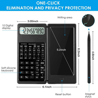 Scientific Calculator with LCD Drawing Board