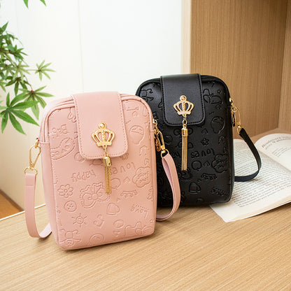 Women's Wavy Embossed Bag