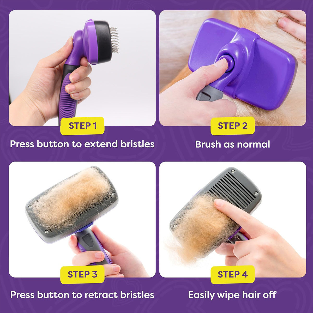 Self Cleaning Pet Brush