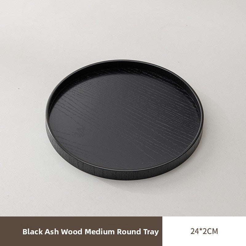 Wooden Multi-Purpose Serving Tray  Round Oval and Semicircle