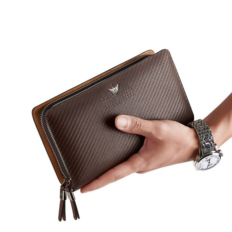 Men's Leather Clutch Wallet