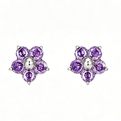 18K Gold Stud Earrings