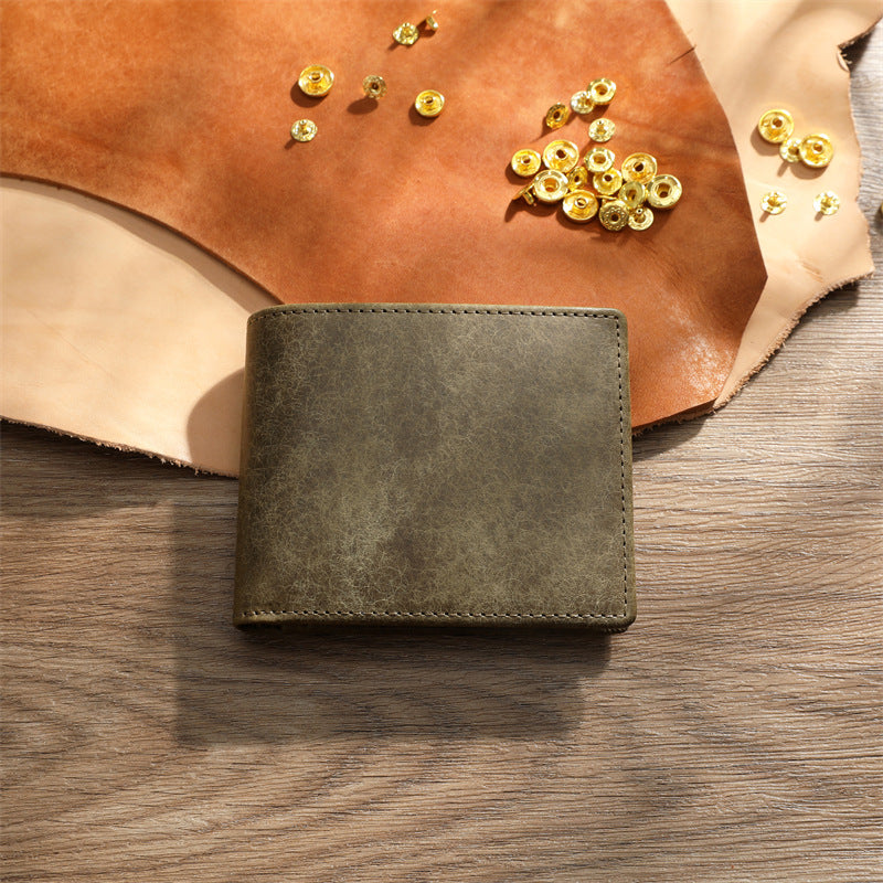Men's Leather Short Wallet