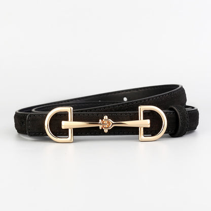 Women's Suede Leather Belt