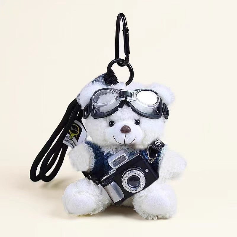Flash Bear Camera Keychain