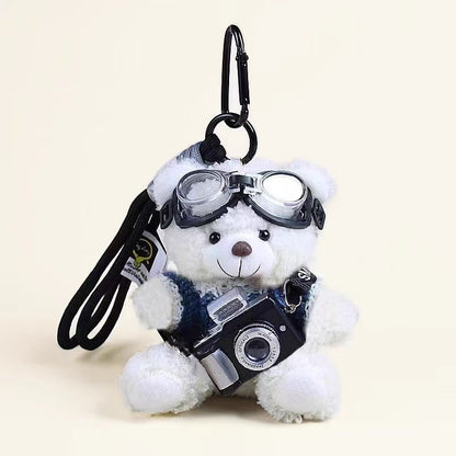 Flash Bear Camera Keychain