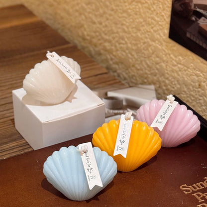 Shell Scented Candle Decor