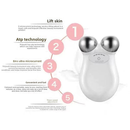 Microcurrent RF Facial Massager