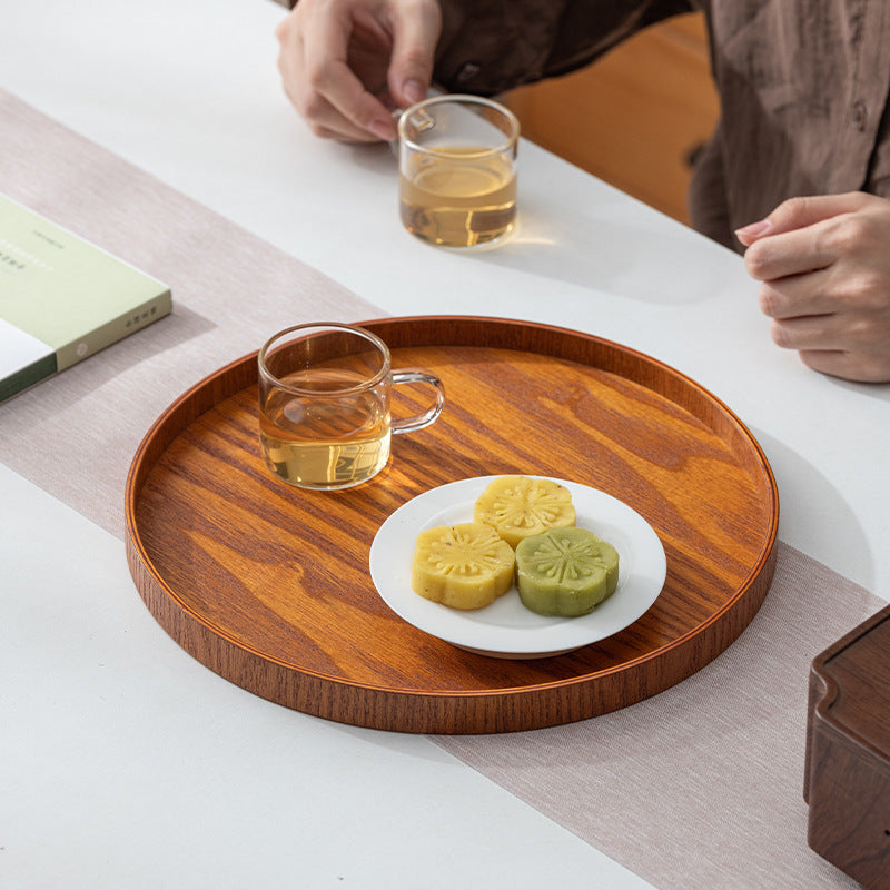 Wooden Multi-Purpose Serving Tray  Round Oval and Semicircle