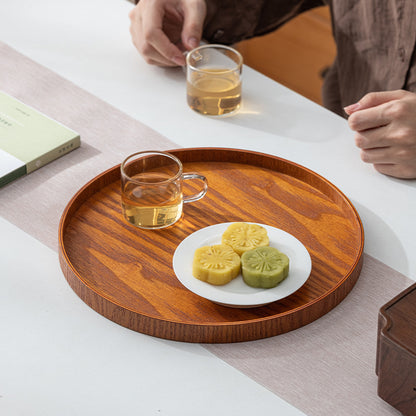 Wooden Multi-Purpose Serving Tray  Round Oval and Semicircle