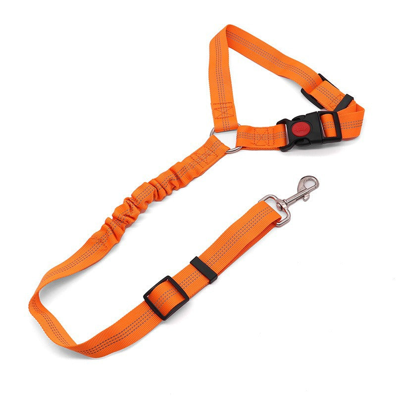 Dog Car Headrest Seat Belt