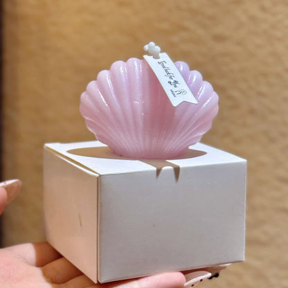 Shell Scented Candle Decor
